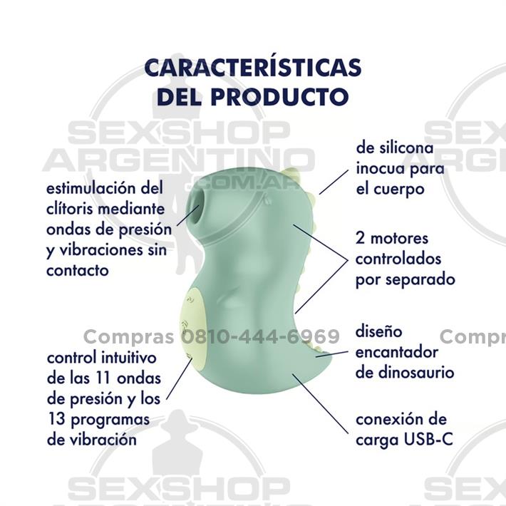 Din-OOOH Succionador estimulador de clitoris con carga USB