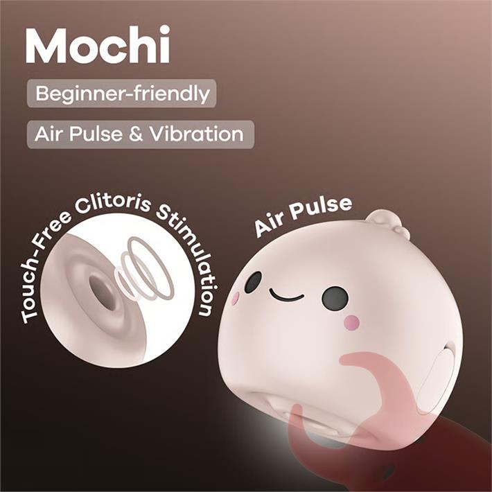 Mochi succionador estimulador de clitoris y carga USB