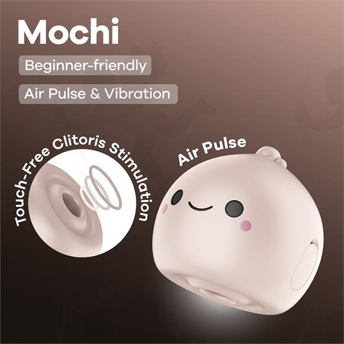Mochi succionador estimulador de clitoris y carga USB