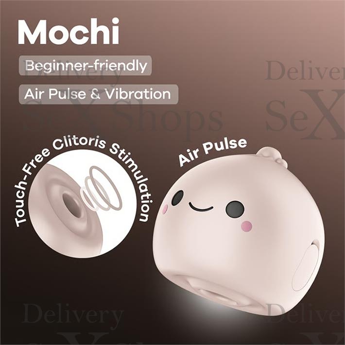 Mochi succionador estimulador de clitoris y carga USB