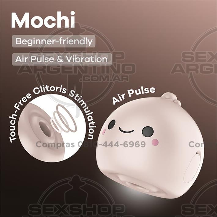 Mochi succionador estimulador de clitoris y carga USB