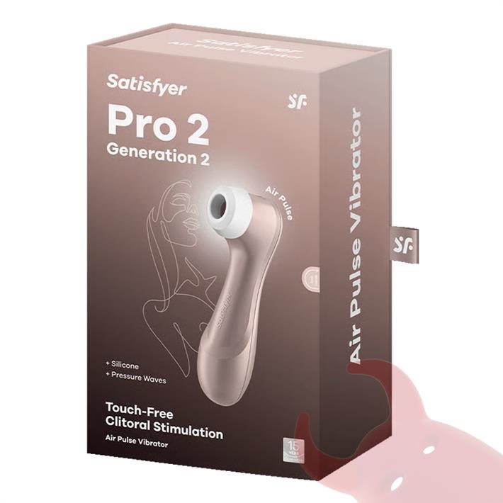 Pro 2 light rose gold succionador de clitoris con USB C