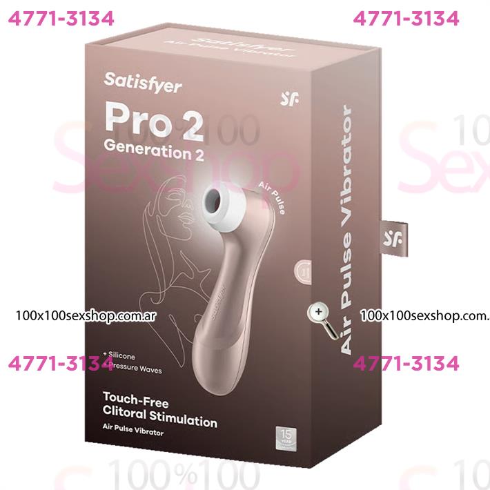 Pro 2 light rose gold succionador de clitoris con USB C
