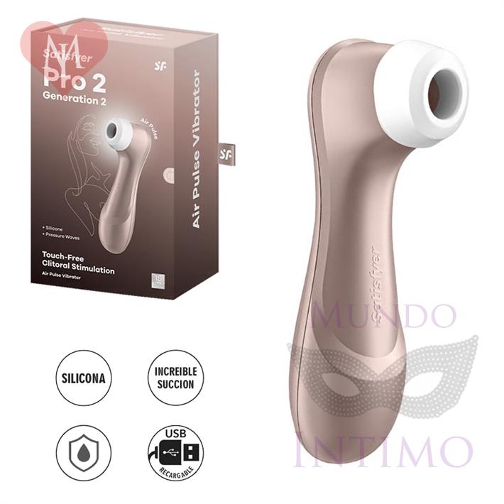 Pro 2 light rose gold succionador de clitoris con USB C