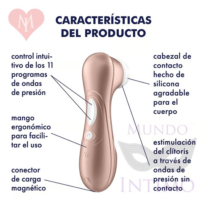 Pro 2 light rose gold succionador de clitoris con USB C