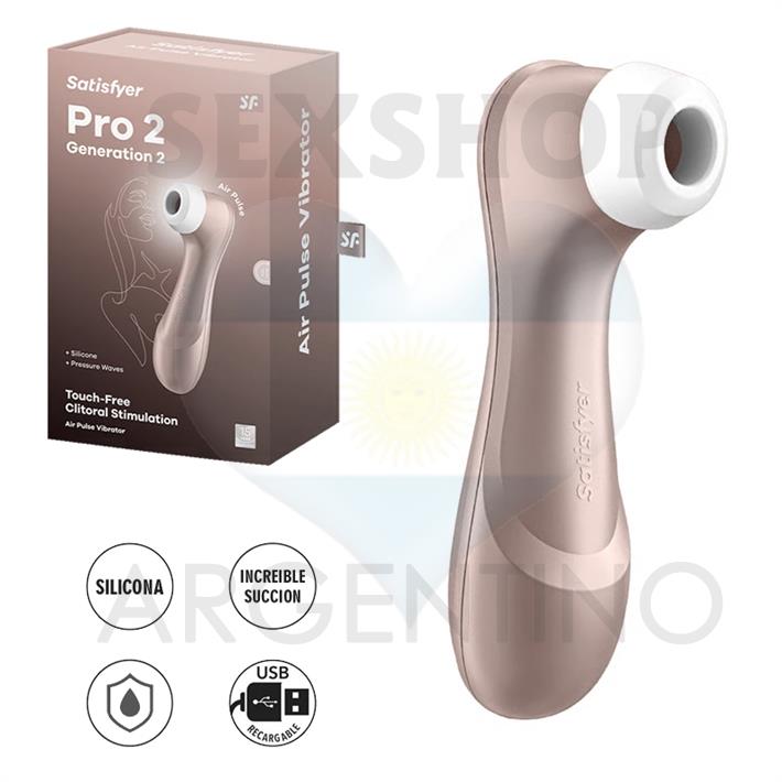 Pro 2 light rose gold succionador de clitoris con USB C