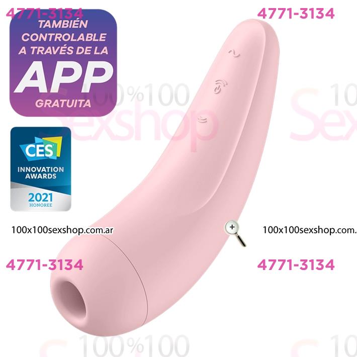 Cód: CA SS-SA-1852 - Satisfyer Curvy 2 succcionador de clitoris con control mediante bluetooth - $ 106100