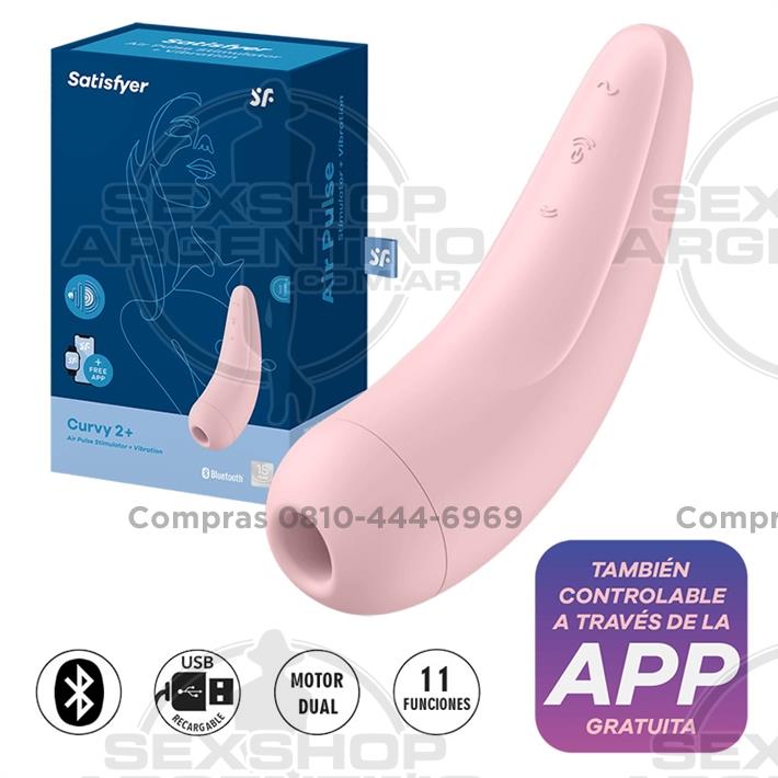  - Satisfyer Curvy 2 succcionador de clitoris con control mediante bluetooth