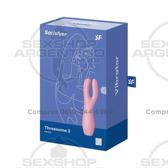 Threesome 3 estimulador vaginal con carga USB