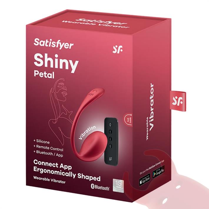 Shiny Petal estimulador de punto g y clitoris con control remoto