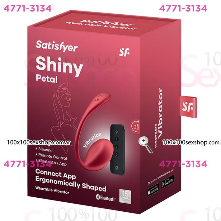 Shiny Petal estimulador de punto g y clitoris con control remoto