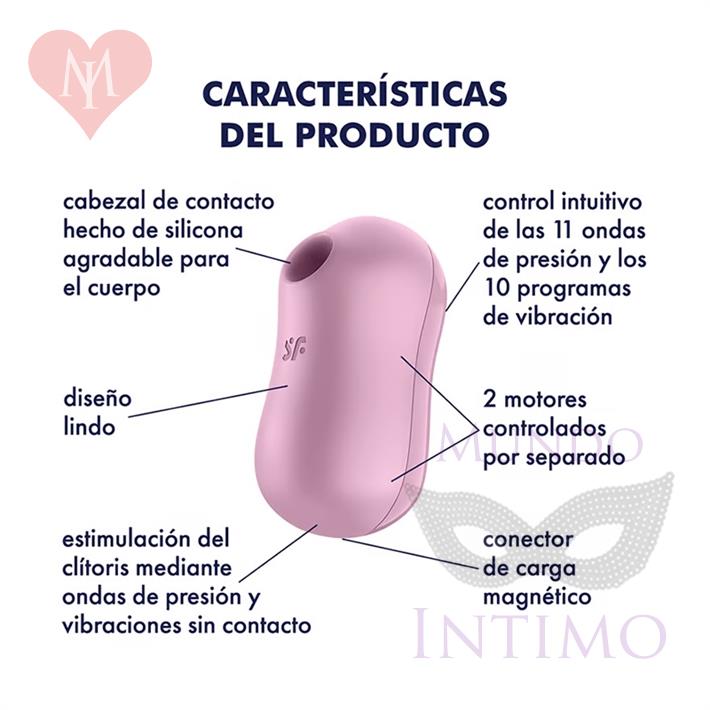 Cotton Candy Succionador de clitoris con carga USB