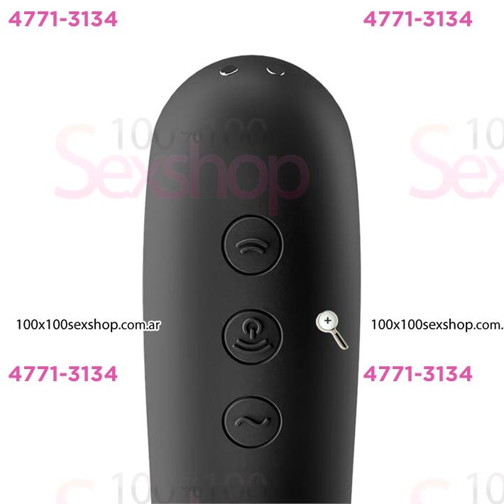Dual Kiss black Succionador de clitoris con vibrador de punto G
