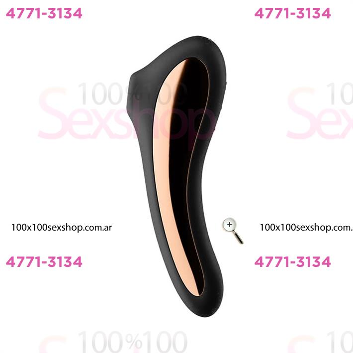 Dual Kiss black Succionador de clitoris con vibrador de punto G