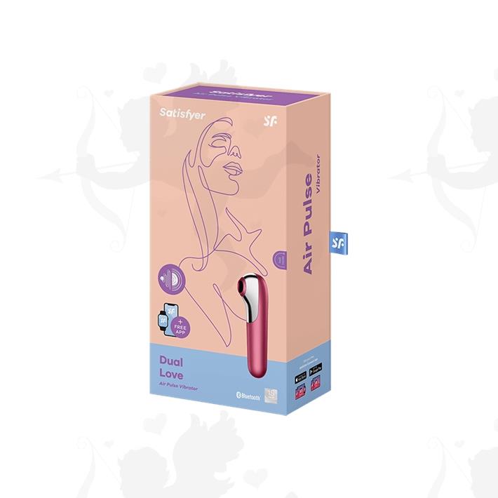 Dual Love pink vibrador y  succionador con control inalambrico celular