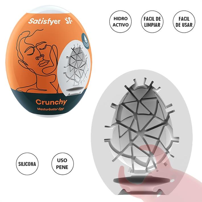 Masturbador Egg Single crunchy