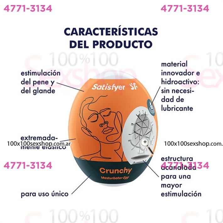 Masturbador Egg Single crunchy