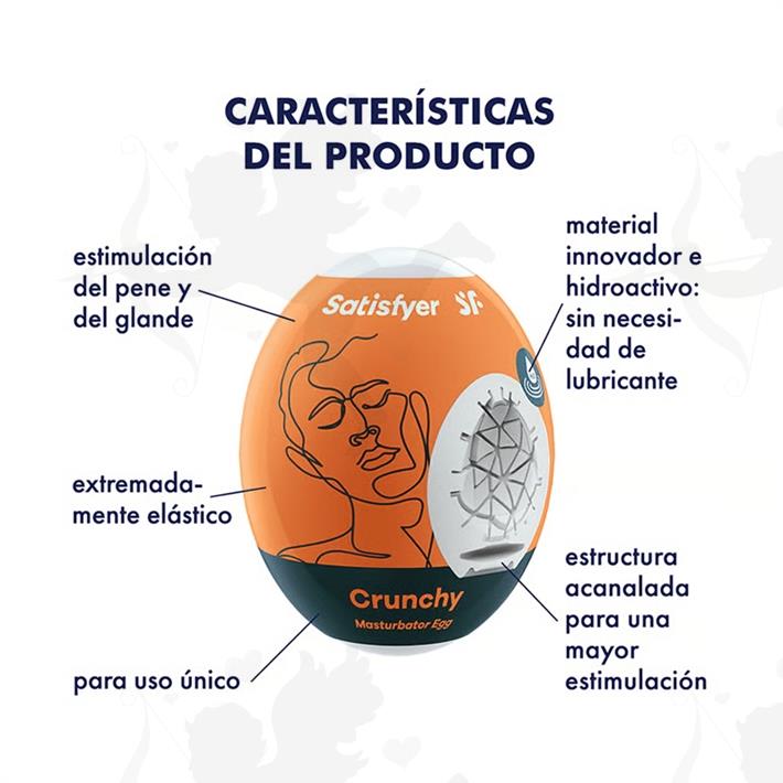 Masturbador Egg Single crunchy