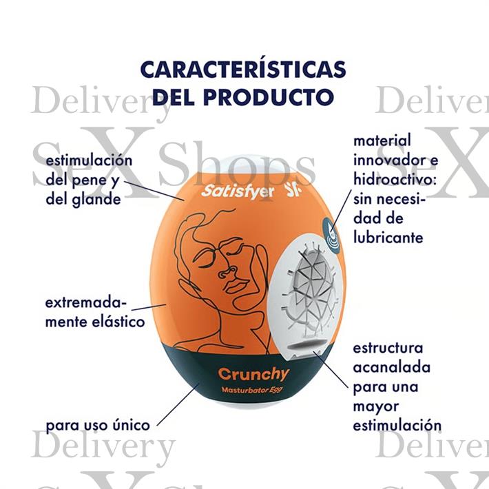 Masturbador Egg Single crunchy