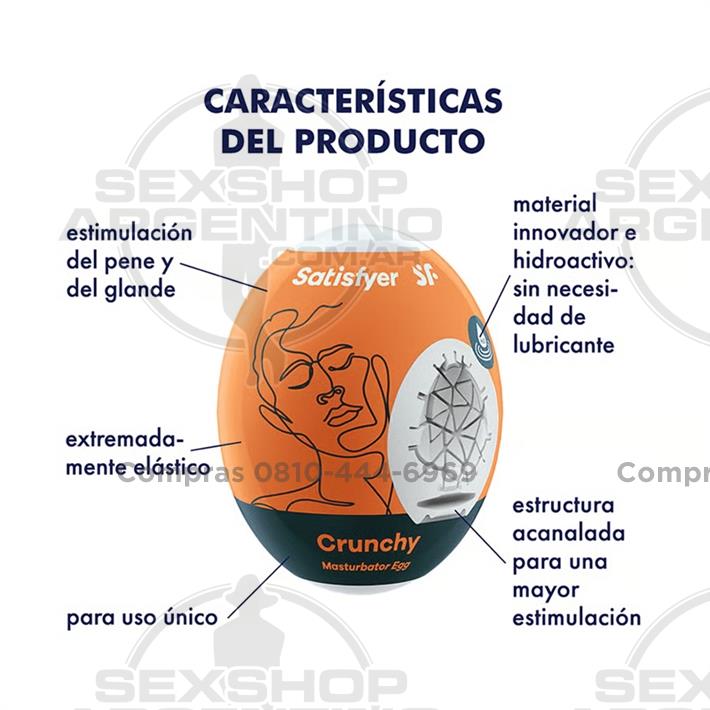 Masturbador Egg Single crunchy