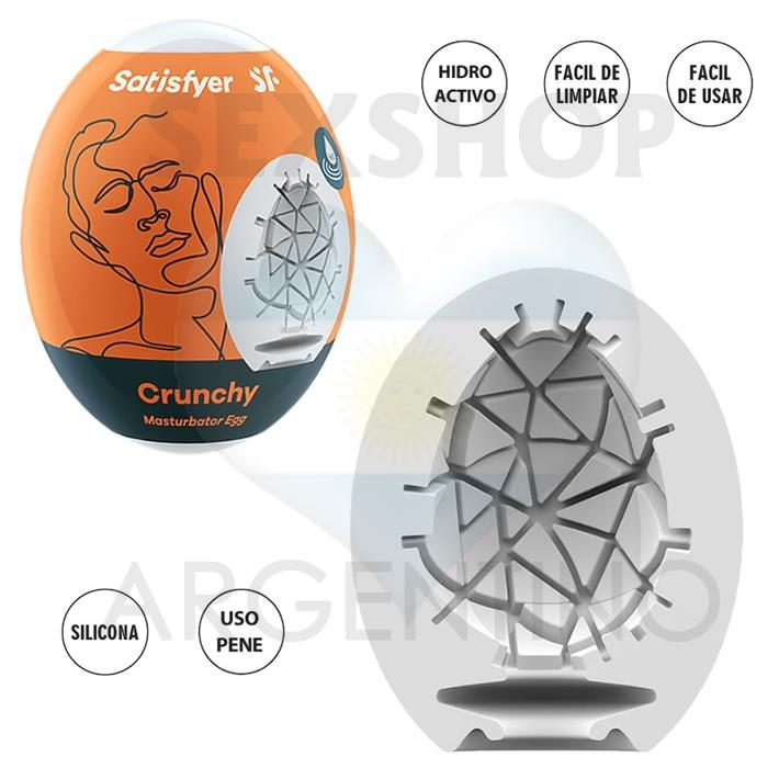 Masturbador Egg Single crunchy