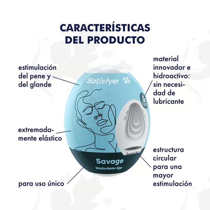 Masturbador Egg Single savage 