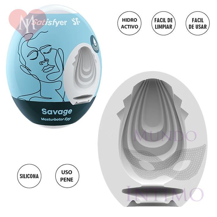 Masturbador Egg Single savage 