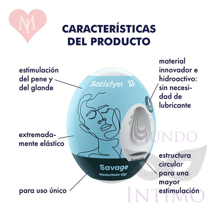 Masturbador Egg Single savage 