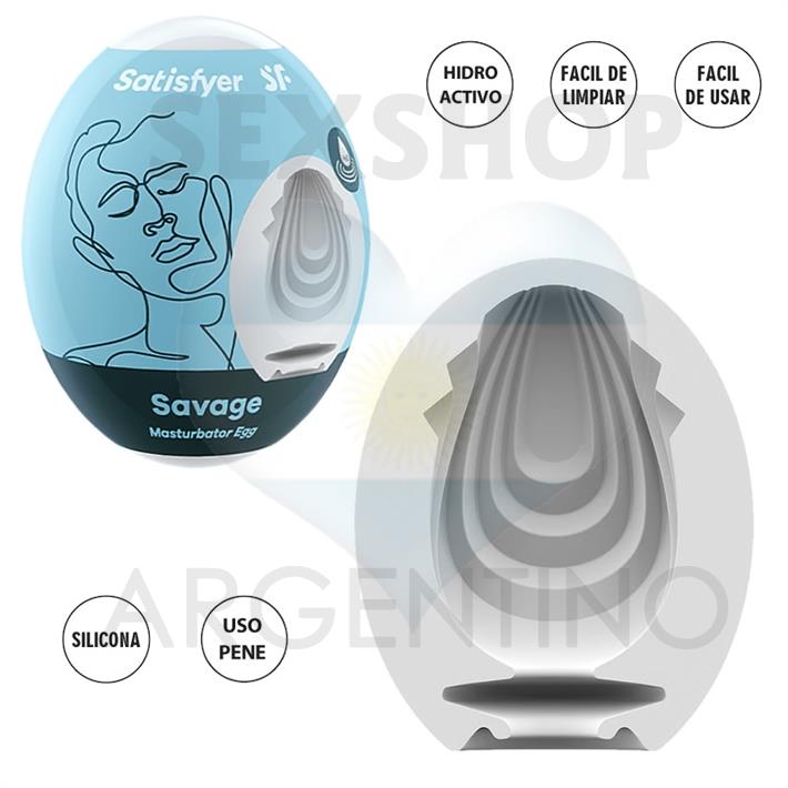 Masturbador Egg Single savage 