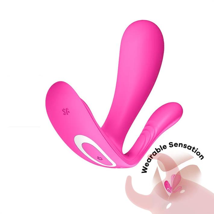 Top Secret+ Connect App Vibrador de varias funciones con USB