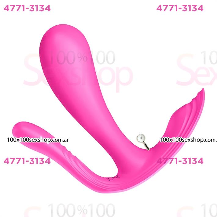 Top Secret+ Connect App Vibrador de varias funciones con USB