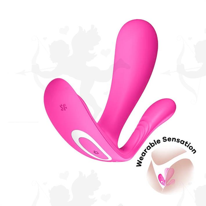 Top Secret+ Connect App Vibrador de varias funciones con USB