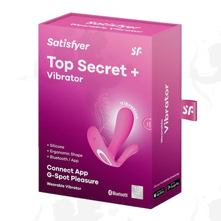 Top Secret+ Connect App Vibrador de varias funciones con USB