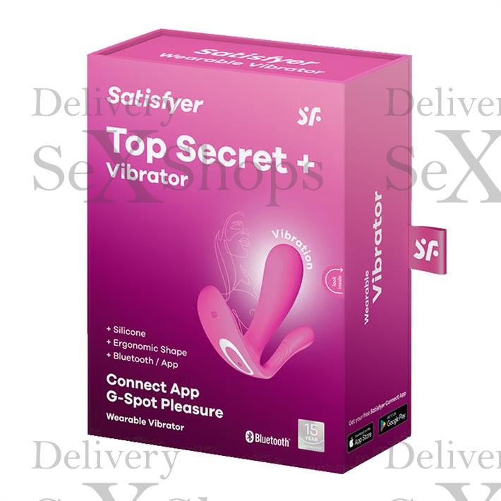 Top Secret+ Connect App Vibrador de varias funciones con USB