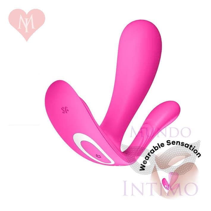 Top Secret+ Connect App Vibrador de varias funciones con USB