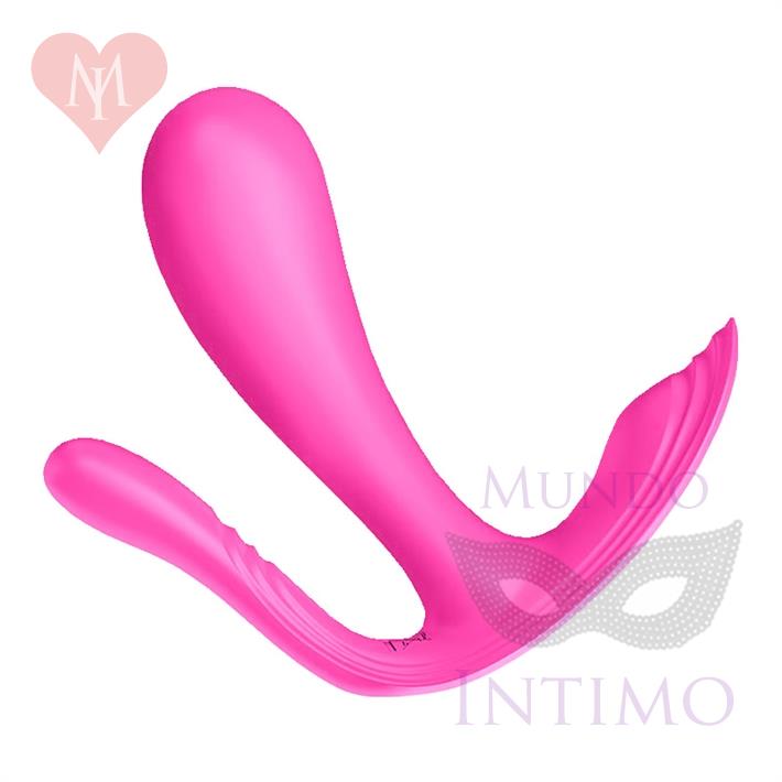 Top Secret+ Connect App Vibrador de varias funciones con USB