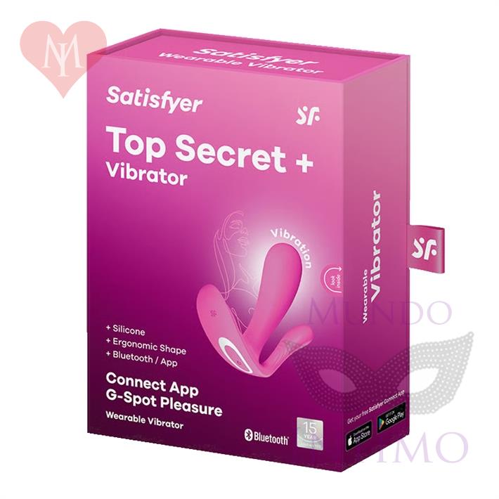 Top Secret+ Connect App Vibrador de varias funciones con USB