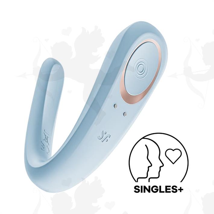 Double Classic estimulador para parejas con carga USB