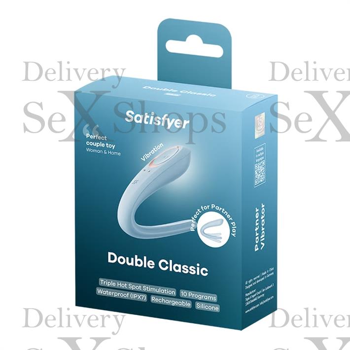 Double Classic estimulador para parejas con carga USB