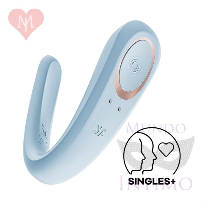Double Classic estimulador para parejas con carga USB