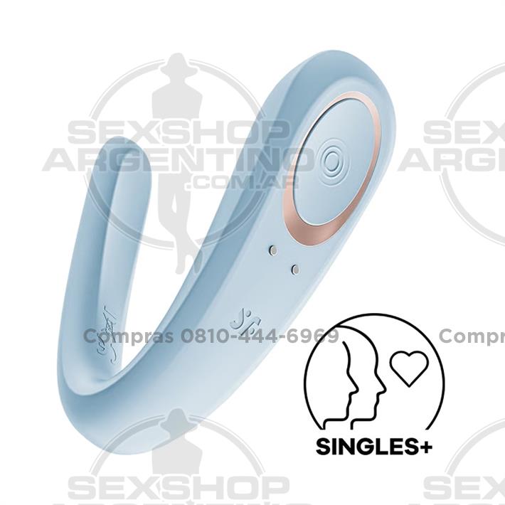 Double Classic estimulador para parejas con carga USB