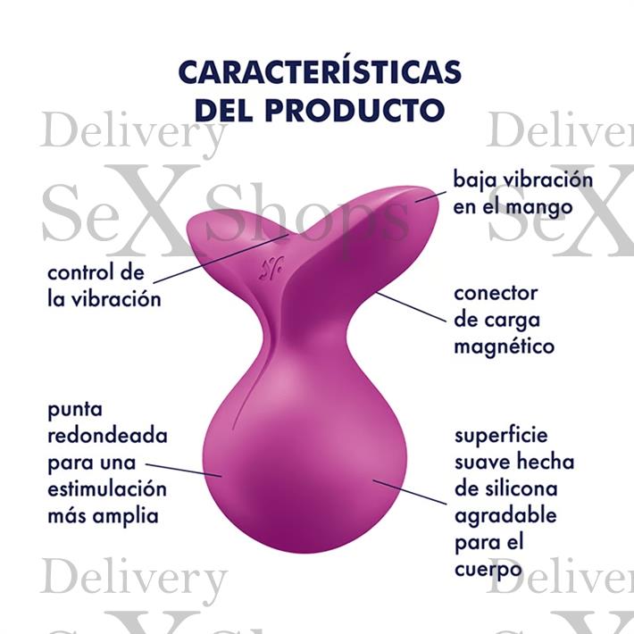 Viva La Vulva 3 Masajeador vaginal con carga USB