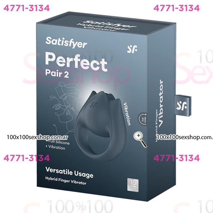 Perfect Pair 2 - Set de Estimulación Dual para Parejas (Incluye Vibrador y Anillo)