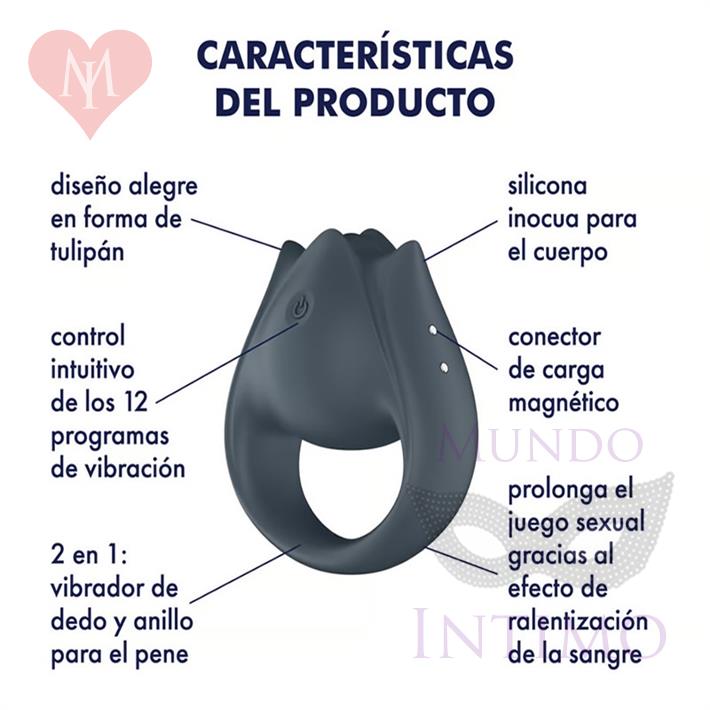 Perfect Pair 2 - Set de Estimulación Dual para Parejas (Incluye Vibrador y Anillo)