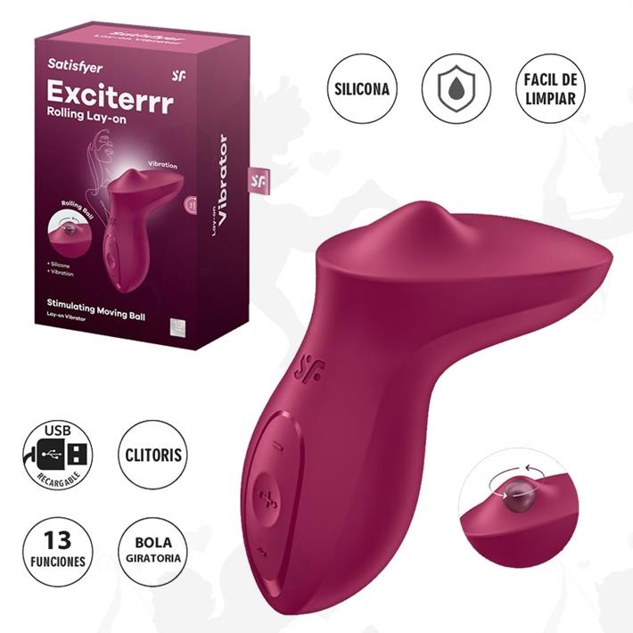 Exciterrr (Berry) estimulador vaginal con bola movil