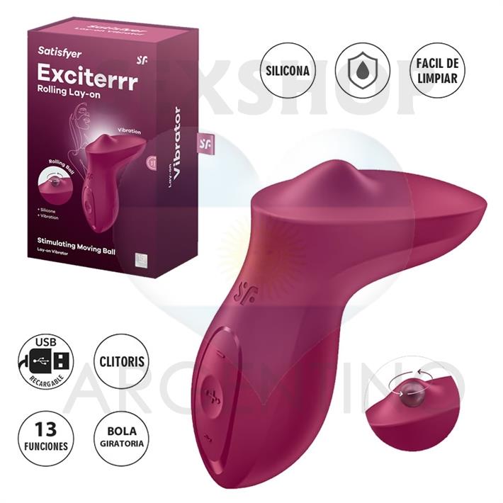 Exciterrr (Berry) estimulador vaginal con bola movil