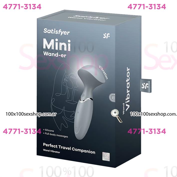 Mini Wand Er - Vibrador Mini Recargable con Tecnología Silent