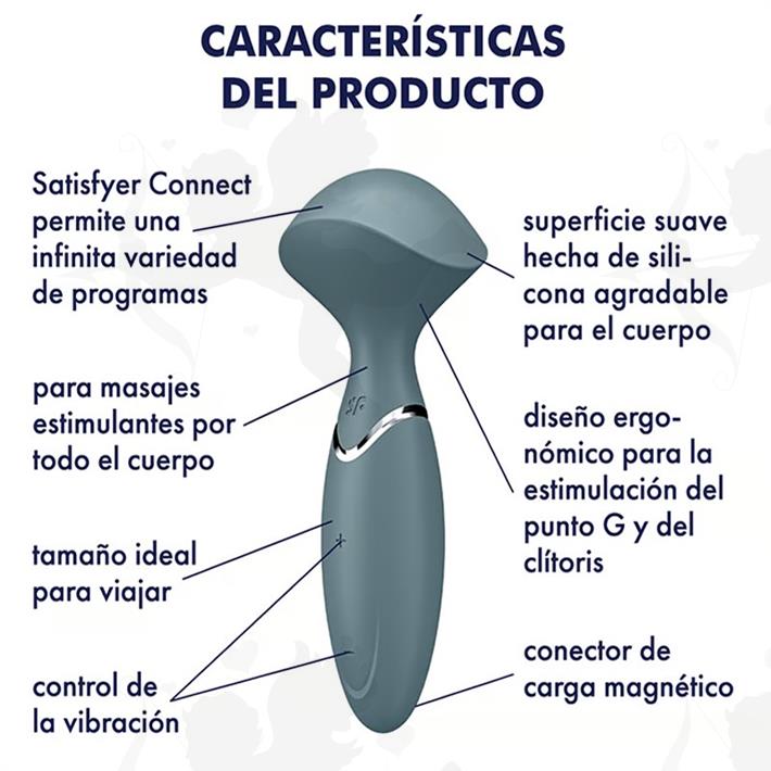 Mini Wand Er - Vibrador Mini Recargable con Tecnología Silent