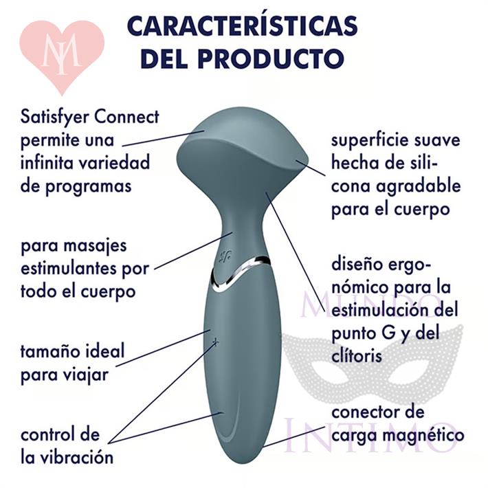 Mini Wand Er - Vibrador Mini Recargable con Tecnología Silent