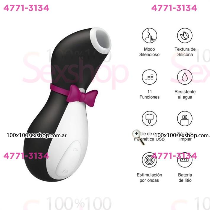 Cód: CA SS-SA-5108 - Satisfyer Pro penguin succionador clitorial - $ 106100
